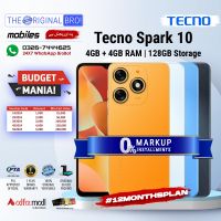 Tecno Spark 10 4GB RAM 128GB Storage | PTA Approved | 1 Year Warranty | Installments - The Original Bro