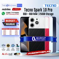 Tecno Spark 10 Pro 8GB RAM 256GB Storage | PTA Approved | 1 Year Warranty | Installments - The Original Bro
