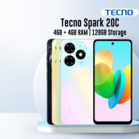 Tecno Spark 20C 4GB RAM 128GB Storage | PTA Approved | 1 Year Warranty | Installments Upto 12 Months - The Game Changer