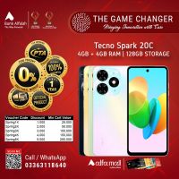 Tecno Spark 20C 4GB RAM 128GB Storage | Installments Upto 12 Months - The Game Changer