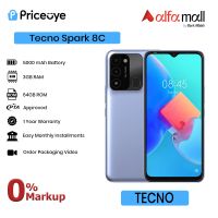 Tecno Spark 8C (64GB - 3GBRAM) Available on Easy Monthly Installments | PTA Approved | By PriceOye