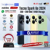 Tecno Spark Go 2024 | 2GB RAM | 64GB Storage | 12 Months Installment | PTA Approved | 1 Year Warranty | The Original Bro Mobiles