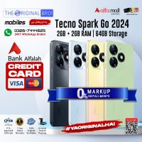 Tecno Spark Go 2024 | 2GB RAM | 64GB Storage | Installment | PTA Approved | 1 Year Warranty | The Original Bro Mobiles