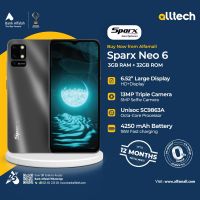 Sparx Neo 6 3GB-32GB  | 1 Year Warranty | PTA Approved | Monthly Installments By ALLTECH Upto 12 Months