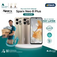 Sparx Neo 8 plus 4GB-64GB | PTA Approved | 1 Year Warranty | Installment With Any Bank Credit Card Upto 10 Months | ALLTECH	