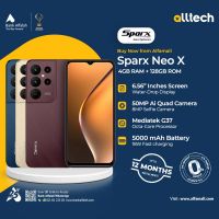 Sparx Neo X 4GB-128GB | 1 Year Warranty | PTA Approved | Monthly Installments By ALLTECH Upto 12 Months