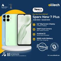 Sparx Neo 7 Plus 4GB-64GB | 1 Year Warranty | PTA Approved | Monthly Installments By ALLTECH Upto 12 Months