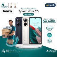 Sparx Note 20 8GB-256GB | PTA Approved | 1 Year Warranty | Installment With Any Bank Credit Card Upto 10 Months | ALLTECH