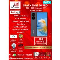 SPARX EDGE 20 PRO (8GB+8GB EXTENDED RAM & 256GB ROM) On Easy Monthly Installments By ALI's Mobile