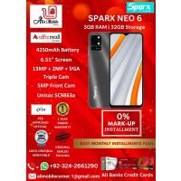 SPARX NEO 6 (3GB + 3GB EXTENDED RAM & 32GB ROM) On Easy Monthly Installments By ALI's Mobile