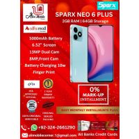 SPARX NEO 6 PLUS (2GB RAM & 64GB ROM) On Easy Monthly Installments By ALI's Mobile