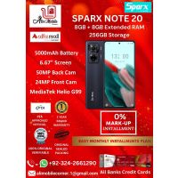SPARX NOTE 20 (16GB RAM & 256GB ROM) On Easy Monthly Installments By ALI's Mobile
