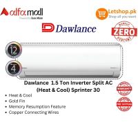 Dawlance 1.5 Ton Inverter Split AC (Heat & Cool) Sprinter 30 | On installment 