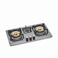 3star by Golden fuji 3 Burner Stove/Hob Heavy Grill Brass Burner ST2000 (Order and Get Free Gift) - (on Installment) ET