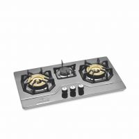 3Star by Golden Fuji 3 Burner Stove/Hob Heavy Grill Brass Burner ST3000 (Order and Get Free Gift) - on Installment ET