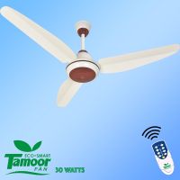 Tamoor Ceiling Fan Executive Model 56 Inch (30W ECO-SMART) Energy Saver - Installments