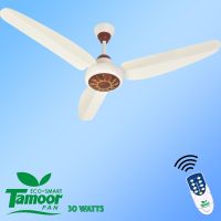 Tamoor Ceiling fan Super Pear Model 56 Inch (Eco-Smart 30W) Energy Saver - Installments