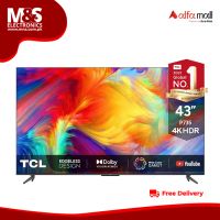 TCL 43P735 43″ 4K UHD Google TV, Sharp Colors, Metal Frame, HDMI 2.1 Supported - On Installments