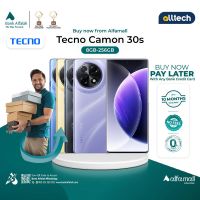 Tecno Camon 30S 8GB-256GB | PTA Approved | 1 Year Warranty | Installment With Any Bank Credit Card Upto 10 Months | ALLTECH