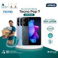 Tecno Pop 7 2GB-64GB | PTA Approved | 1 Year Warranty | Installment With Any Bank Credit Card Upto 10 Months | ALLTECH