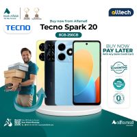 Tecno Spark 20 8GB-256GB | PTA Approved | 1 Year Warranty | Installment With Any Bank Credit Card Upto 10 Months | ALLTECH
