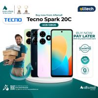 Tecno Spark 20C 4GB-128GB | PTA Approved | 1 Year Warranty | Installment With Any Bank Credit Card Upto 10 Months | ALLTECH