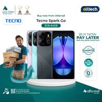 Tecno Spark Go 2023 4GB-64GB | PTA Approved | 1 Year Warranty | Installment With Any Bank Credit Card Upto 10 Months | ALLTECH