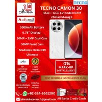 TECNO CAMON 30 (12GB + 12GB EXTENDED RAM & 256GB ROM) On Easy Monthly Installments By ALI's Mobile