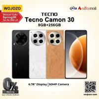 Tecno Camon 30 (08+08GB/256GB) PTA Approved with One Year Official Warranty on Installments by WOJOZO