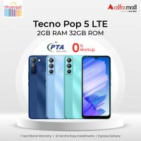 Tecno Pop 5 LTE 32GB 2GB RAM Dual Sim - Active - Same Day Delivery Only For Karachi-041