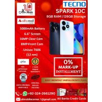 TECNO SPARK 10C (4GB+4GB EXTENDED RAM & 128GB ROM) On Easy Monthly Installments By ALI's Mobile