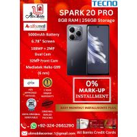 TECNO SPARK 20 PRO (8GB RAM & 256GB ROM) On Easy Monthly Installments By ALI's Mobile