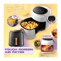 Hot Air Fryer Digital Display, Removable Basket, Timer & Preheat for Oil Free & Low Fat Cooking - ON INSTALLMENT