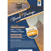 Economy Umrah Package (Triple Bed) On Installments By Sambara Travel & Toursa