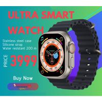 Smartwatch 8 Ultra 2024 New Ultra Max Smartwatch ultra series 8 for Men Women 1:1 Watch Phone Call DIY Watch Faces Waterproof -  ON INSTALLMENT