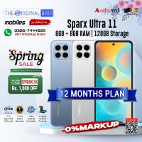 Sparx Ultra 11 | 8GB + 8GB RAM | 128GB Storage | PTA Approved (Official) | 1 Year Warranty | Installments Upto 12 Months - The Original Bro Mobiles