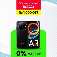 Xiaomi Redmi A3 (4GB,128GB) Dual Sim With Official Warranty On 12 Months Installments At 0% Markup