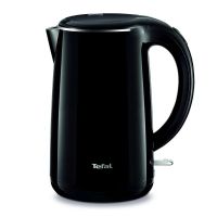 Tefal Safe Tea Electric Kettle Double Layer Safe To Touch Water Boiler 1800W 1.7L (KO260865) Black On Installment ST With Free Delivery  