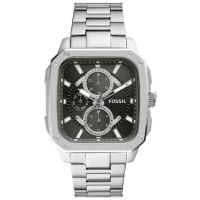 Fossil Men’s Quartz Silver Stainless Steel Black Dial 42mm Watch BQ2655 On 12 Months Installments At 0% Markup