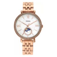 Fossil Women’s Quartz Rose Gold Stainless Steel Mother Of Pearl Dial 36mm Watch ES5165 On 12 Months Installments At 0% Markup