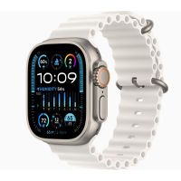 Apple Watch Ultra 2 49MM Titanium Case With White Ocean Band On Installment With Free Delivery By Spark Technologie