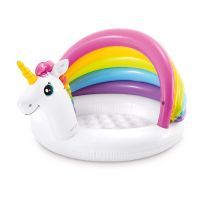 INTEX Unicorn Baby Pool (39.37" x 106.3" x 96.46") 57113 