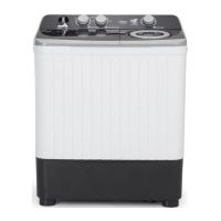 Haier Twin Tub Series Semi Automatic 10 Kg Washing Machine White (HTW 110-186) With Free Delivery On Instalment By Spark Tech