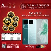 Vivo V30 5G 12GB-256GB | 1 Year Warranty | PTA Approved | Installments - The Game Changer