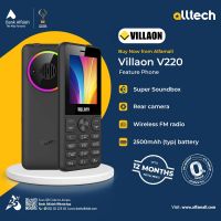 Villaon v220 | 1 Year Warranty | PTA Approved | Monthly Installments By ALLTECH Upto 12 Months