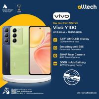 Vivo Y100 8GB-128GB | 1 Year Warranty | PTA Approved | Non Installments By ALLTECH