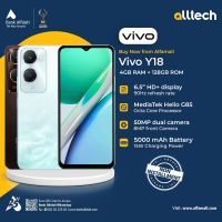 Vivo Y18 4GB-128GB | 1 Year Warranty | PTA Approved | Non Installments By ALLTECH