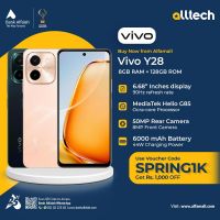 Vivo Y28 8GB-128GB | 1 Year Warranty | PTA Approved | Monthly Installments By ALLTECH Upto 12 Months