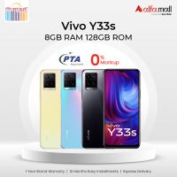 Vivo Y33s 128GB 8GB Ram Dual Sim - Active - Same Day Delivery Only For Karachi-041
