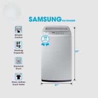 Samsung 7kg Automatic Washing Machine WA70H4000 With Air Turbo (Installment) - ET